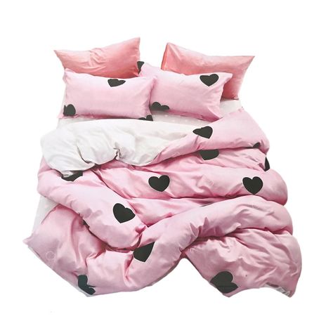 JUEGO DE SABANAS 2.5 PLAZAS KING PINK CORAZON 636-1