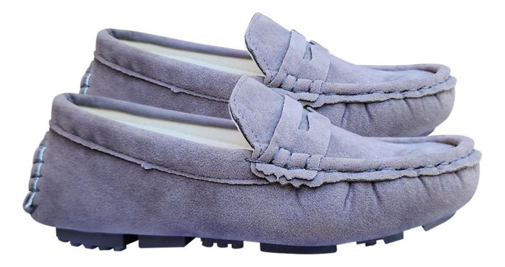Zapato Mocasin Para Niños Suela Plana Casual Liviano 7706-1
