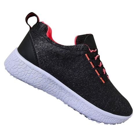 Zapatilla Mujer Comoda Con Ajuste Elastico Sport Negro 7507-0