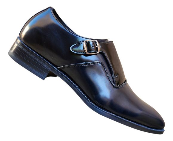 Zapato Formal De Vestir Hombre Con Hebilla Elegantes 7420-0