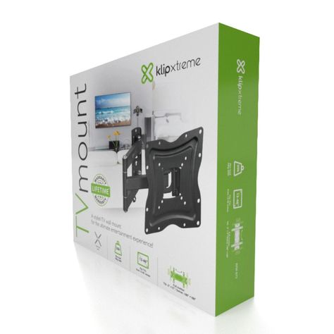 Soporte LED 13' a 46' Artic Hasta 35Kg KlipXtreme KPM-875 Negro-9