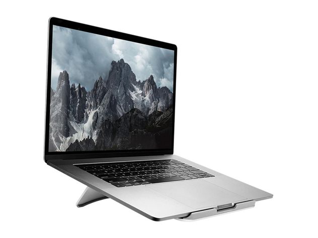 Base p/Ntbk 15,6' Aluminio Portatil KlipXtreme KAS-001 Plata-1