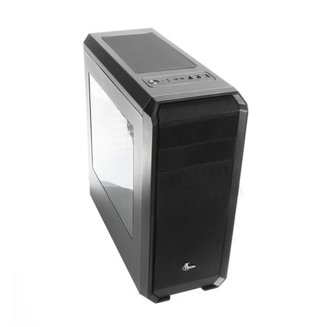 Gabinete Gamer ATX MidT USBx3 Lateral Acrilico Xtech XT-GMR1 Negro-0