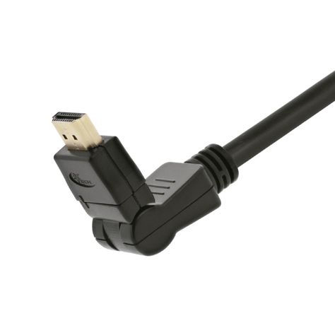 Cable HDMI Giratorio 1,80Mts Macho/Macho Xtech XTC-606 Negro-1