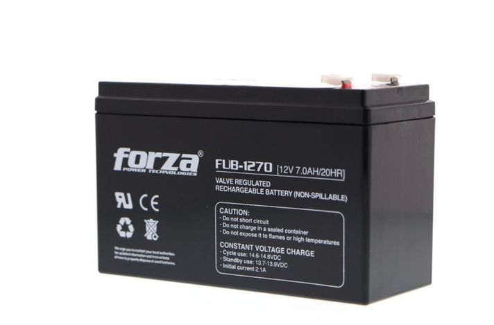 Batería RECARGABLE 12V 7Ah Forza UPS ALARMAS MOTOS-0