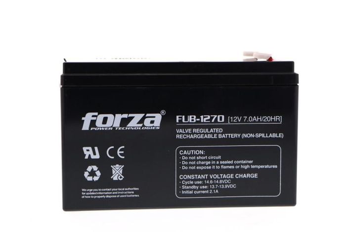 Batería RECARGABLE 12V 7Ah Forza UPS ALARMAS MOTOS-1