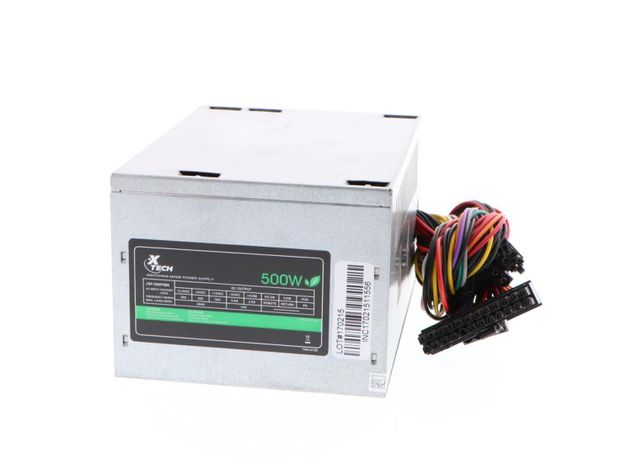 Fuente de poder Xtech ATX 500 WATT w/2Sata Blanca-1