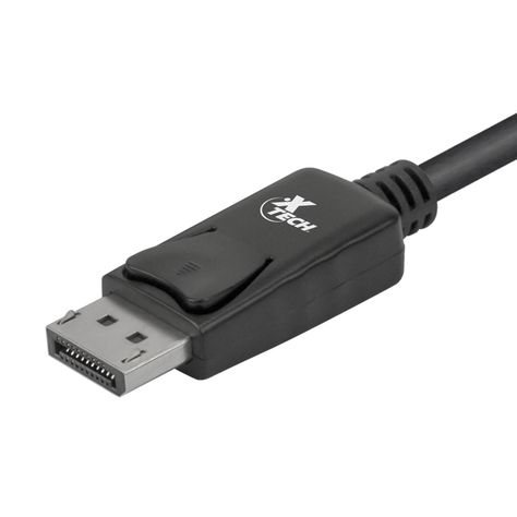 Cable DisplayPort Macho/Macho 1,80Mts en Caja Xtech XTC-354 Negro-2