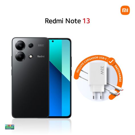 Celular Xiaomi Redmi Note 13 EU 8GB RAM 256GB ROM-1