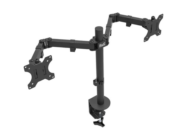 Soporte p/2 Monitores 13 a 27' c/Prensa KlipXtreme KPM-310-0