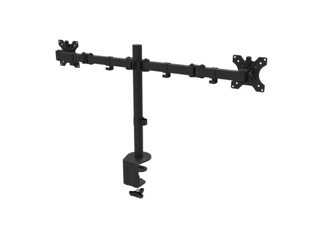 Soporte p/2 Monitores 13 a 27' c/Prensa KlipXtreme KPM-310-3