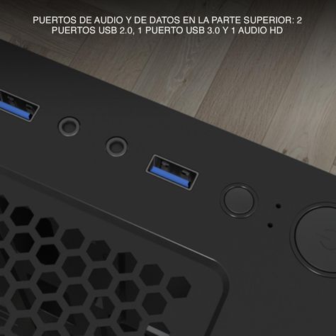 Gabinete ATX/microATX gamer con ventana Deimos Xtech XT-GMR3-3