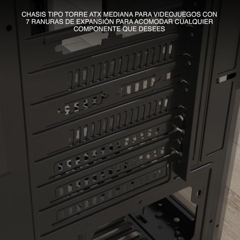 Gabinete ATX/microATX gamer con ventana Deimos Xtech XT-GMR3-2
