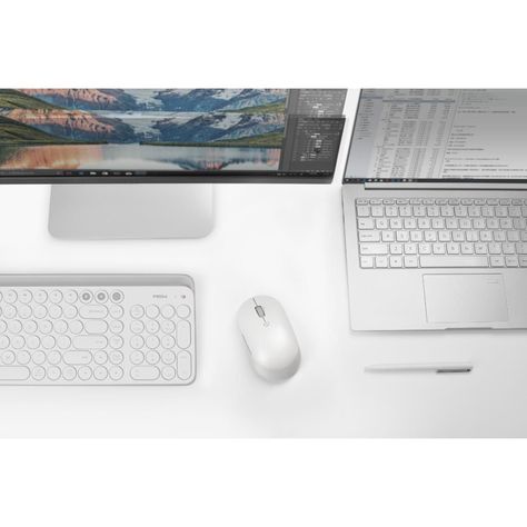 Xiaomi Mi Dual Mode Wireless Mouse Silent Edition White-7