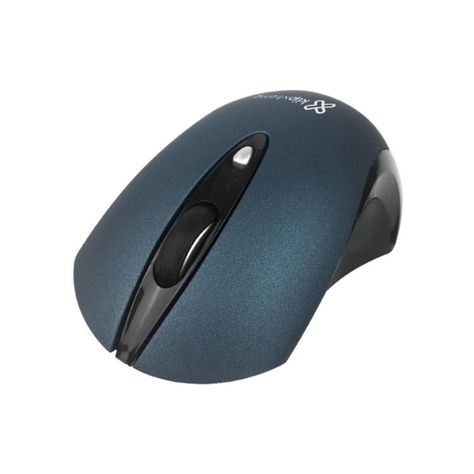 Mouse Inalámbrico Silence Click KlipXtreme KMW-400BL Azul-0