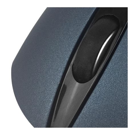 Mouse Inalámbrico Silence Click KlipXtreme KMW-400BL Azul-5