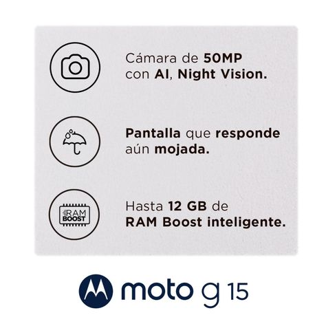 Celular Moto G15 4 + 128 GB-1