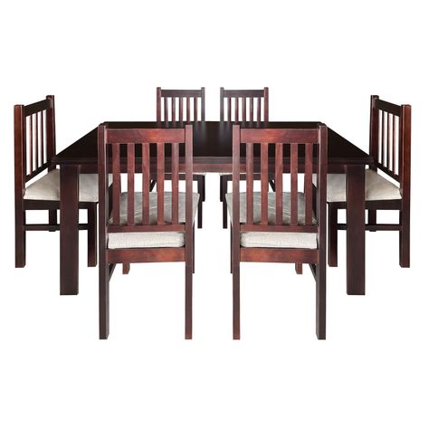 Juego de Comedor Praga 6 Sillas Mesa Rectangular -2
