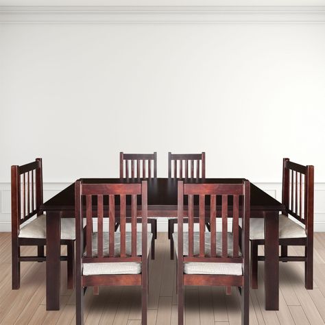 Juego de Comedor Praga 6 Sillas Mesa Rectangular -3