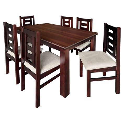 Juego de Comedor New Barcelona 6 Sillas Mesa Rectangular -0