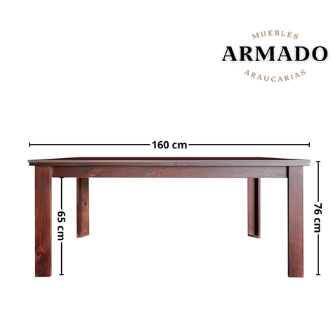 Juego de Comedor New Barcelona 6 Sillas Mesa Rectangular -6