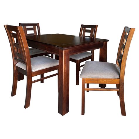 Comedor Chocolate 4 Personas-1