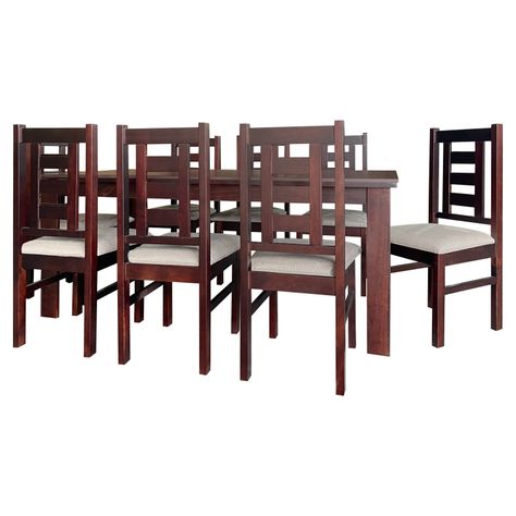 Juego de Comedor Barcelona 8 Sillas Mesa Rectangular -1