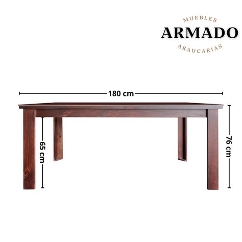 Juego de Comedor Barcelona 8 Sillas Mesa Rectangular -3