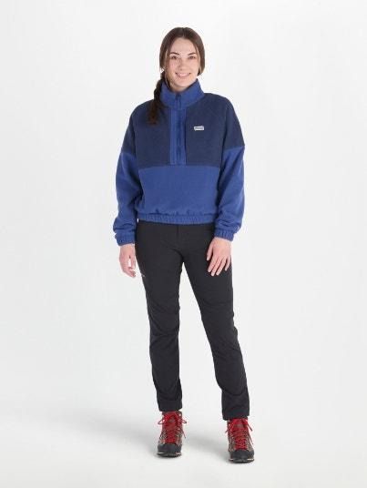 Polar Marmot Mujer Medio Cierre Retro Rocklin MA23928 Azul-2