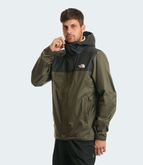 Chaqueta The North Face Hombre Impermeable Venture 2 Verde-0