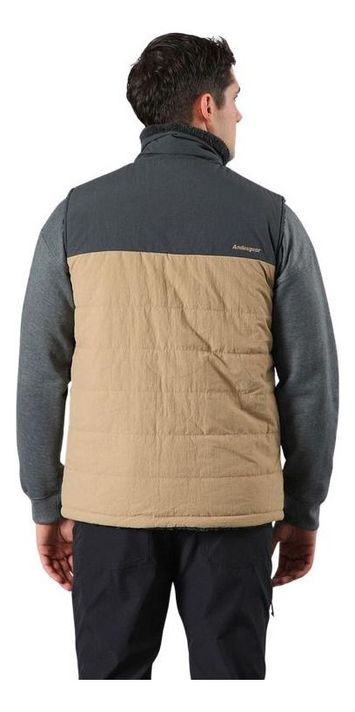 Chaqueta Andesgear Hombre Reversible Trancura Vest Cafe Café-1