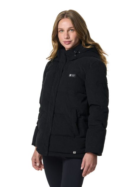 Chaqueta Stoked Mujer Flip Hoodie Negro-1