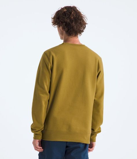 Poleron The North Face Hombre Heritage Patch Crew Verde-1