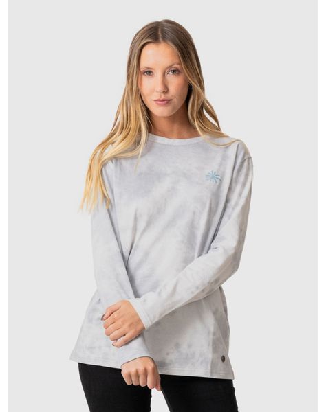 Polera Stoked Mujer Clouds Ml Azul Azul-0