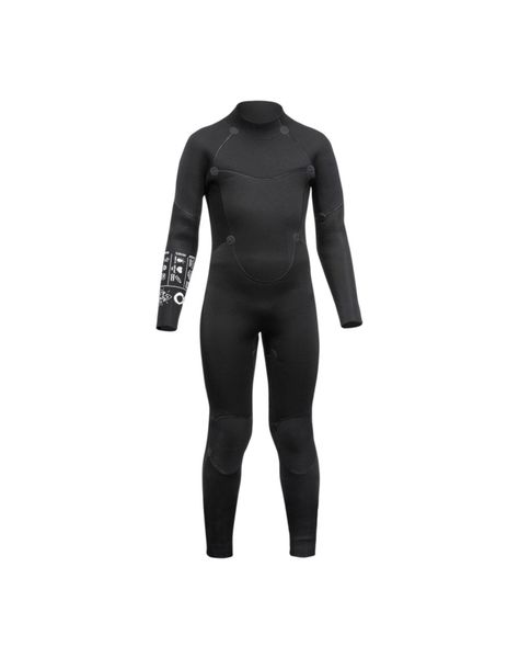 Traje de Surf Stoked Niño G2 5/4 Amarillo-4