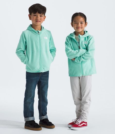 Polar The North Face Hombre Kid Glacier Fz Hoodie Celeste-0