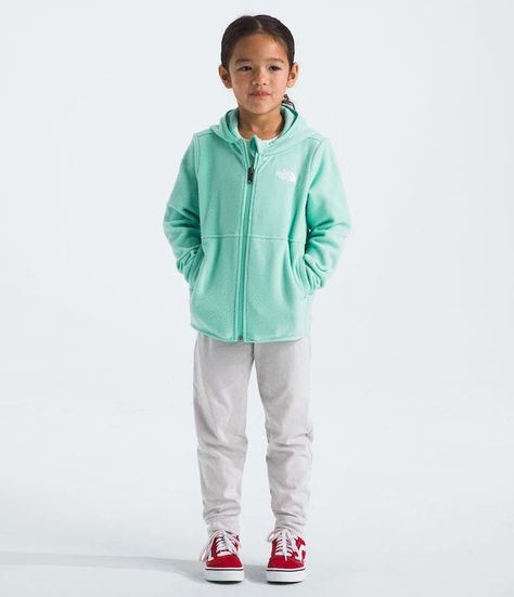 Polar The North Face Hombre Kid Glacier Fz Hoodie Celeste-4