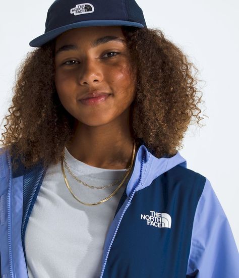 Chaqueta The North Face Niña Impermeable Antora Rain Azul-1