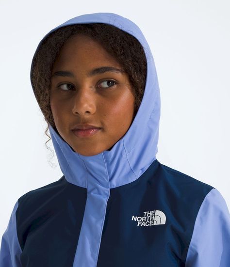 Chaqueta The North Face Niña Impermeable Antora Rain Azul-3
