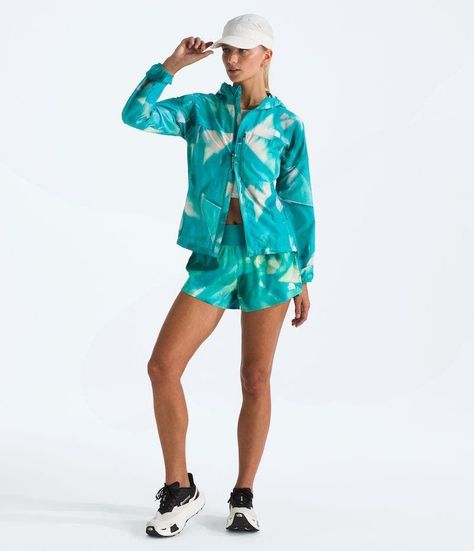 Chaqueta The North Face Mujer Cortaviento Higher Run Wind Azul-4