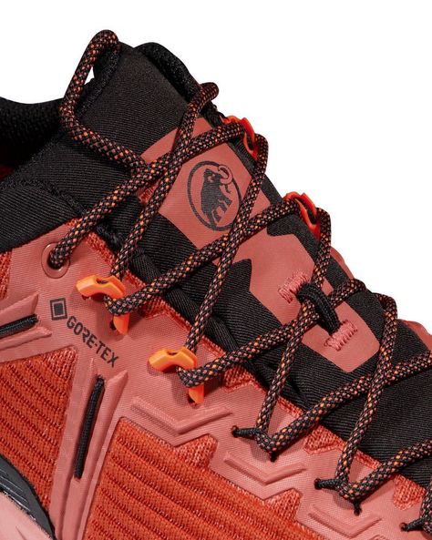 Zapatilla Mammut Mujer Alnasca Knit Iii Low Gtx Rojo-6