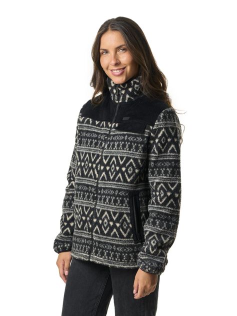 Polar Kivul Mujer Mavek Reciclado Negro-1