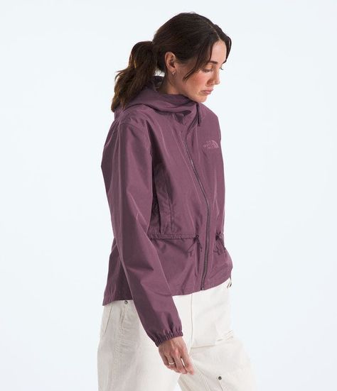 Chaqueta The North Face Mujer Impermeable Daybreak Rain Morado-3