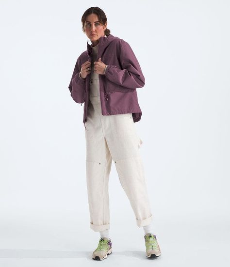 Chaqueta The North Face Mujer Impermeable Daybreak Rain Morado-4