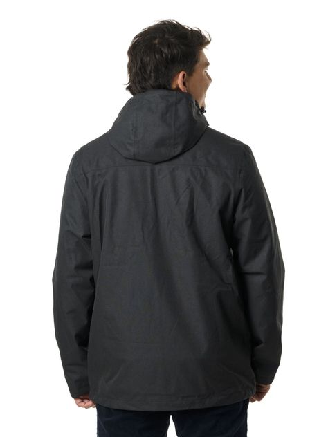 Chaqueta Kivul Hombre Siklos Reciclada Negra con Print-2