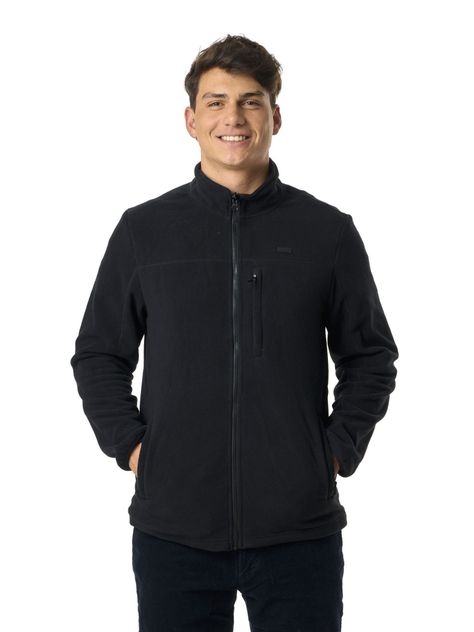 Chaqueta Kivul Hombre Siklos Reciclada Negra con Print-4
