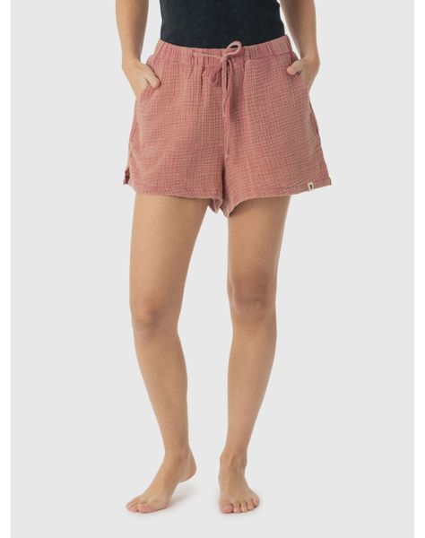 Short Stoked Mujer Algas Rosado Rosado-0
