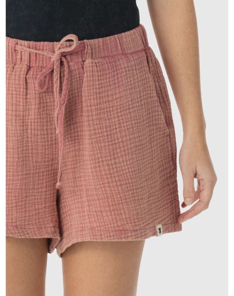 Short Stoked Mujer Algas Rosado Rosado-4