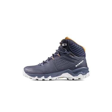 Zapato Mujer Mammut Nova Iv Mid Gtx Azul-0