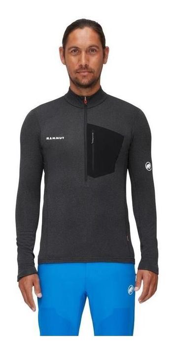 Polar Mammut Hombre Ultralight Aenergy Light Half Zip Gris-0